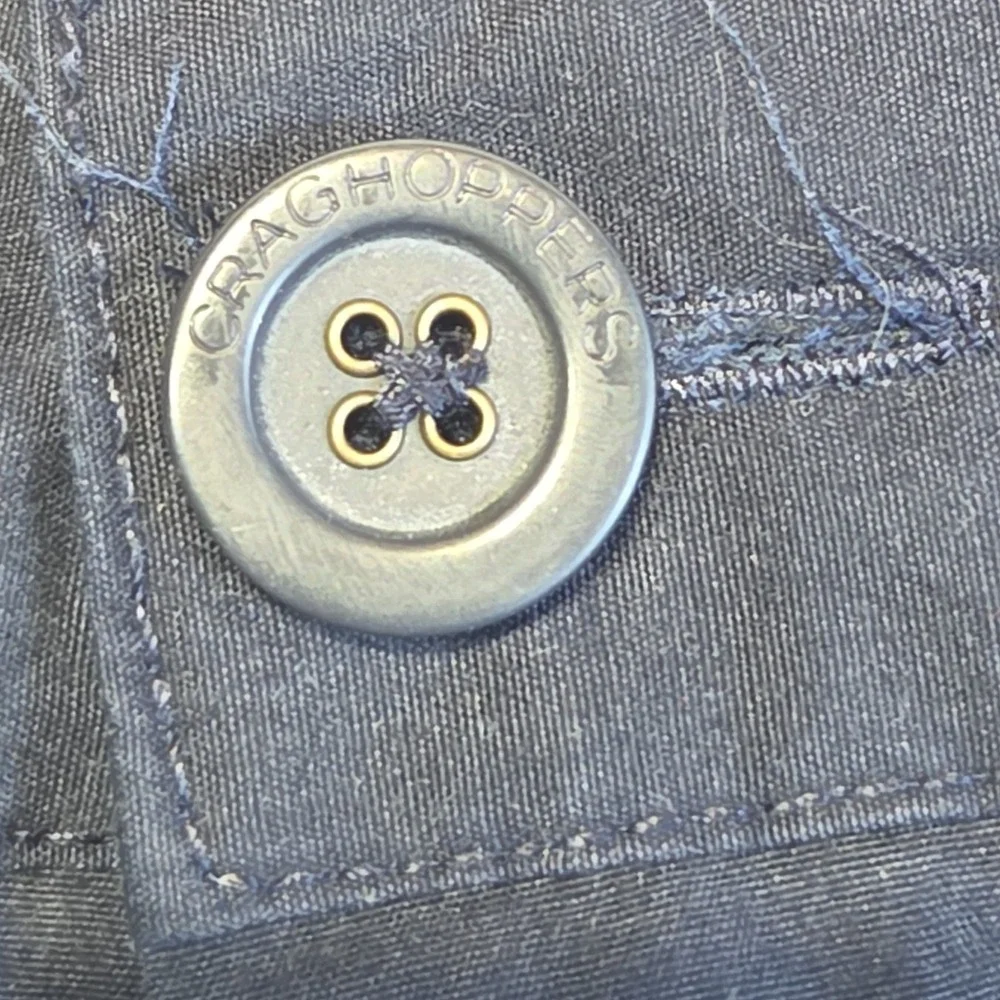 Craghoppers Cargo Hiking Pants Men's 34L Navy Blue Outdoor Travel Utility Pants